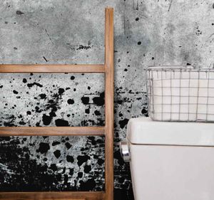 Foto behang abstract Zwarte vlekken schaduwen