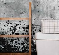 Foto behang abstract Zwarte vlekken schaduwen