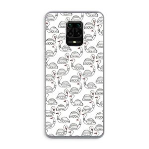 Zwanen: Xiaomi Redmi Note 9 Pro Transparant Hoesje