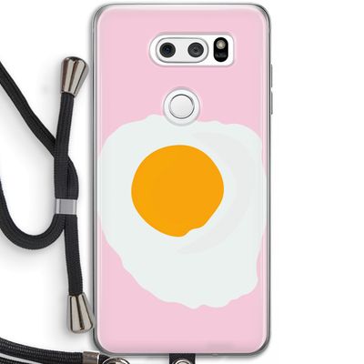 Sunny side up: LG V30 Transparant Hoesje met koord