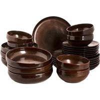 Palmer Serviesset Bama Copper Stoneware 6-persoons 24-delig Koper