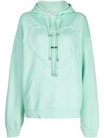 Collina Strada hoodie Heart en coton - Vert - thumbnail