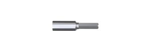 Wiha 70444025 Micro-dopsleutelinzet 30 mm buitenzeskant 4 mm 2.5 mm - 40655