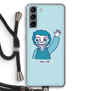 Zwaai: Samsung Galaxy S21 Transparant Hoesje met koord