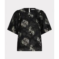Esqualo - Zwart | Dames | Blouse | Zwart | 40 | regular | Kamst mode