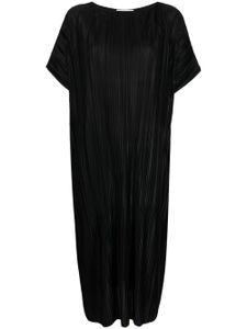 Fabiana Filippi robe-caftan à design plissé - Noir