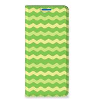 OPPO Reno6 5G | Hoesje met Magneet | Waves Green