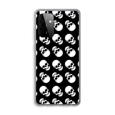Musketon Skulls: Samsung Galaxy A72 Transparant Hoesje