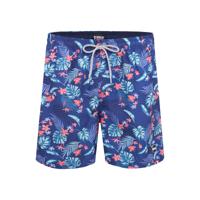 Happy Shorts Happy Shorts Zwemshort Heren Met Hawaii Print