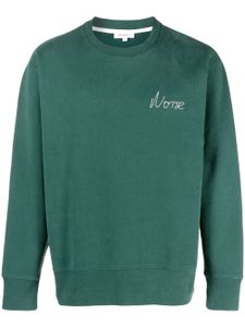 Norse Projects sweat en coton à logo brodé - Vert