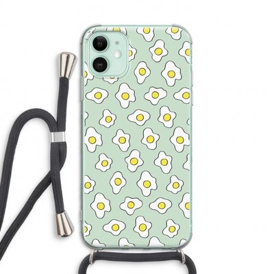 Spiegeleitjes: iPhone 11 Transparant Hoesje met koord
