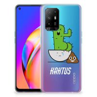 OPPO A94 5G | Reno5 Z Telefoonhoesje met Naam Cactus Poo