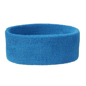 Hoofd zweetband aqua blauw