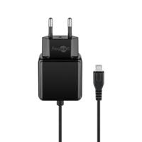 Micro-USB voeding compleet - Micro-USB oplader - USB 2.0 micro stekker - 1.5m - 1000mA - 5 Watt - 5V - Zwart