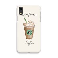 But first coffee: iPhone XR Volledig Geprint Hoesje