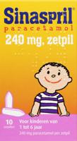 Paracetamol 240mg 10 Zetpillen