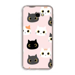 Katten: Samsung Galaxy J4 Plus Transparant Hoesje