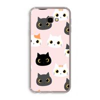 Katten: Samsung Galaxy J4 Plus Transparant Hoesje