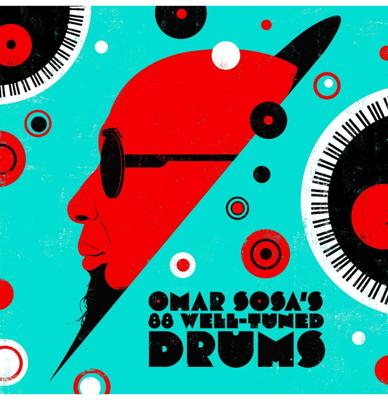 Omar Sosa - Omar Sosa's 88 Well-Tuned Drums (Rood Vinyl) (Record Store Day 2024) LP LAATSTE STUKS