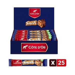 Côte d'Or Snax big size - gepofte rijst - 60g x 25