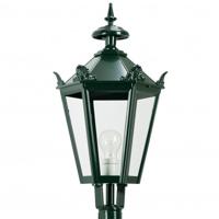 KS Verlichting Nostalgische lantaarn lampBergum K7B met kronen - zwart - 1509