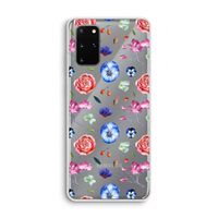 Bloemetjes: Samsung Galaxy S20 Plus Transparant Hoesje