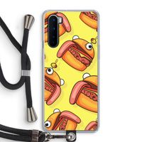 Hamburger: OnePlus Nord Transparant Hoesje met koord