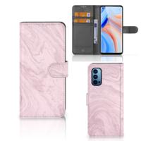 OPPO Reno 4 Pro 5G | Bookcase | Marble Pink - Origineel Cadeau Vriendin