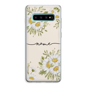 Daisies: Samsung Galaxy S10 Plus Transparant Hoesje