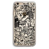 Vexx Black Mixtape: iPhone 6 Plus / 6S Plus Transparant Hoesje Vexx Black Mixtape: iPhone 6 Plus / 6S Plus Transparant Hoesje