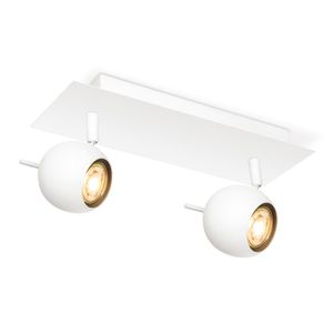 Home sweet home LED opbouwspot Bollo 2 lichts ↔ 32 cm - wit