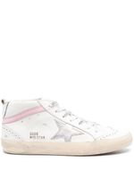 Golden Goose Mid Star leather sneakers - Blanc