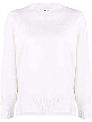 Bally pull à détails de fentes - Blanc