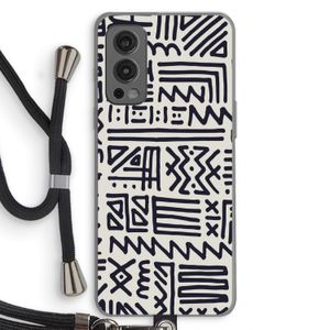Marrakech print: OnePlus Nord 2 5G Transparant Hoesje met koord