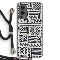 Marrakech print: OnePlus Nord 2 5G Transparant Hoesje met koord