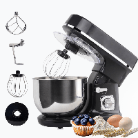 BluMill Keukenmachine 1200W. Black Chrome Foodprocessor en keukenmixer