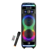 Karaoke speaker - INOVALLEY - RGB - 800 Watt - Bluetooth V5.0 - Draadloze microfoon inbegrepen - Batterijduur 2 tot 3 uur - LED