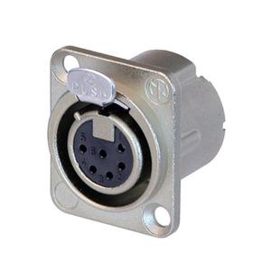 Neutrik NC6FD-LX XLR female chassisdeel 6p