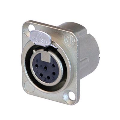 Neutrik NC6FD-LX XLR female chassisdeel 6p