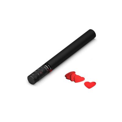 MAGIC FX Handheld Confetti Shot 50 cm rode of witte hartjes