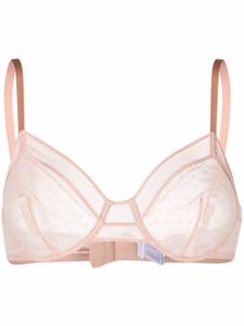 ERES soutien-gorge en dentelle à effet de transparence - Tons neutres