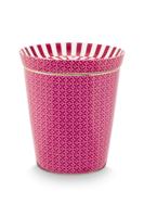 Pip Studio Royal Stripes Mok Tegels & Theetip Donker Roze