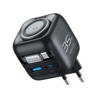 Havit UC250 A-EU - GaN-reislader met uitschuifbaar snoer (zwart)