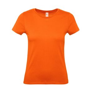 Set van 2x stuks oranje Koningsdag of supporter t-shirts met ronde hals voor dames, maat: XL (42)