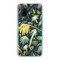 Tropical Palms Dark: Oppo A72 Transparant Hoesje