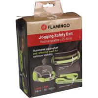 Jogginglijn met heupriem Stoffel fluo geel (118 cm/80-140 cm) Per stuk