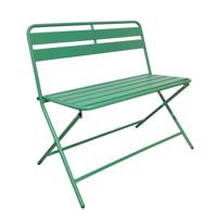 Inklapbare bistrobank Kos - groen - 81x90x48 cm