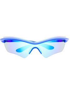 Mykita lunettes de soleil structurées - Bleu