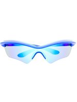 Mykita lunettes de soleil structurées - Bleu