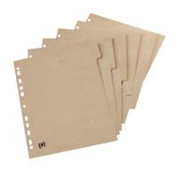 Tabblad oxford touareg 11r 5dlg naturel karton | 20 stuks